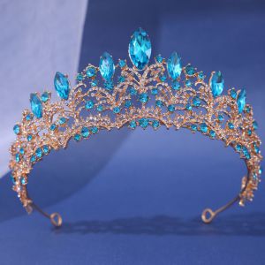 Corona De Patrón Hueco Con Incrustaciones De Diamantes De Aleación