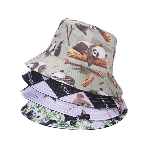 Sombrero De Pescador Reversible Con Oso