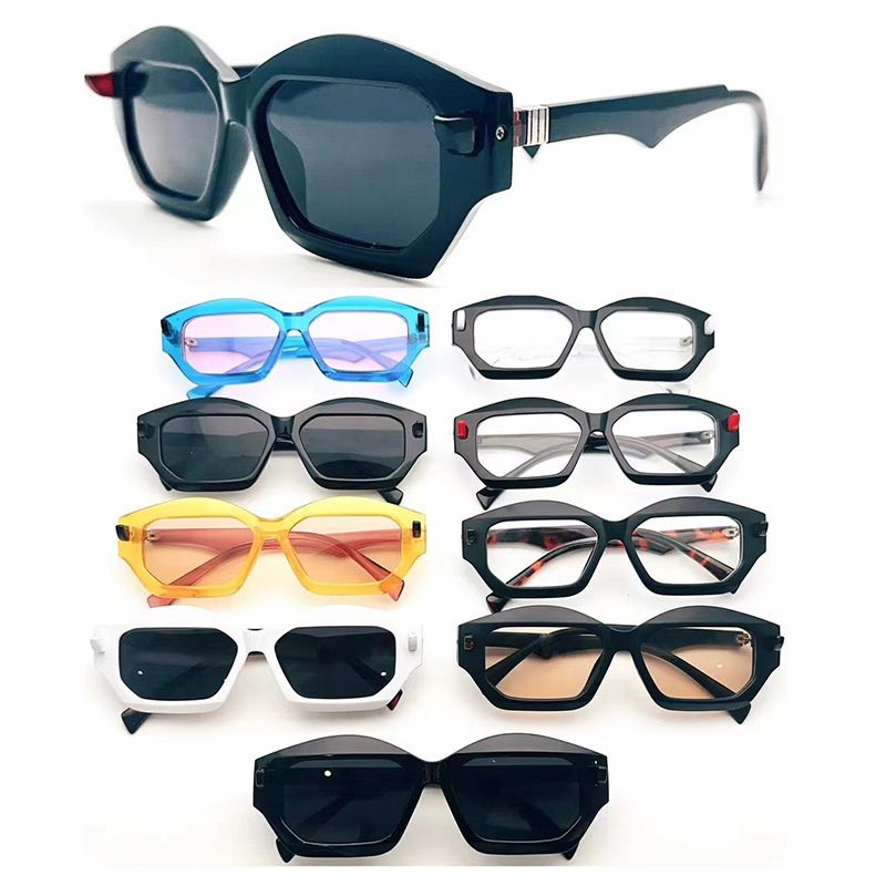 Polygonal Square Sunglasses