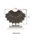 Fashion Gold Color Alloy Dripping Fan-shaped Brooch