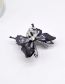 Fashion Black Transparent Pattern Butterfly Ring