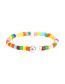 Fashion Mixed Color Colorful Glass Rice Beaded Ring