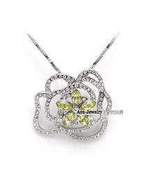 Kennedy Yellow Rose Flowers Alloy Chains