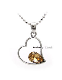 Western Champagne
Champagne Heart Design Crystal Crystal Necklaces