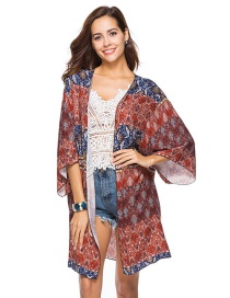 Bohemia Kimono Estampado De Moda