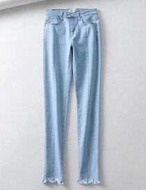 Jeans Irregulares Lavados Pelo Crudo