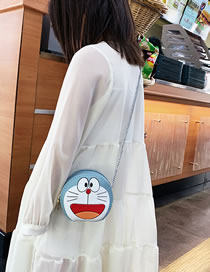 Fashion Doraemon Animal Twisted Rope Contrast Childrens Shoulder Messenger Bag
