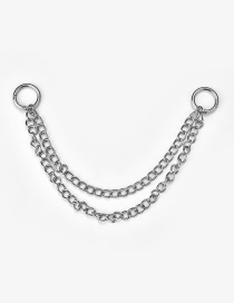 Fashion No. 3 Chain Alloy Lock Chain Jeans Waist Chain