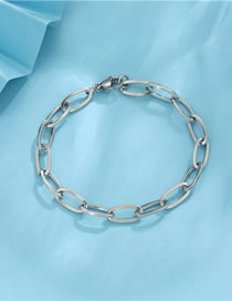 Titanium Geometric Link Bracelet