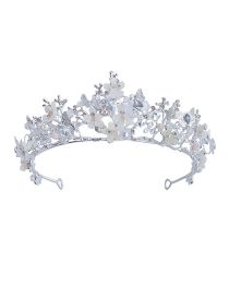 Corona De Cristal De Flor De Mariposa De Aleación