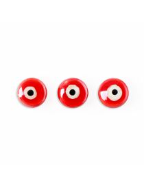 Fashion Red Ceramic Colored Eye Beads