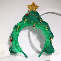 Diadema De Tela Para Árbol De Navidad
