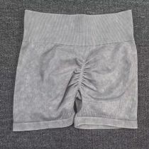 Fashion Gray Shorts Frosted Seamless Shorts