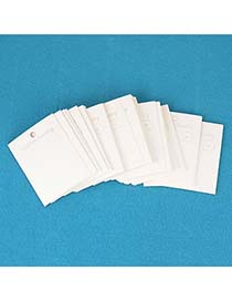 Softshell White Earring Jewelry Accessory (100pcs)